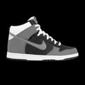 Nike Dunk High 'Black Cool Grey'