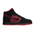 Nike Dunk High — Black/Black-University Red