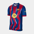 FC Barcelona 2025/26 Stadium Fourth Dri Fit Replica Mens Jersey (Gym Blue/Gym Blue/Salsa Red/Opti Yellow)