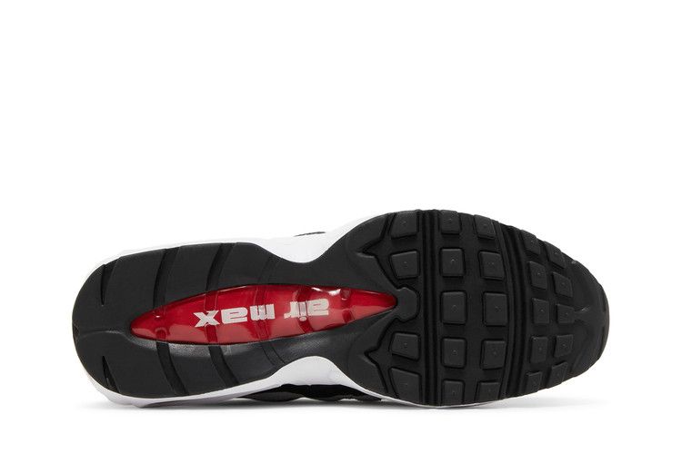 Nike Air Max 95 White Varsity Red Particle Gray