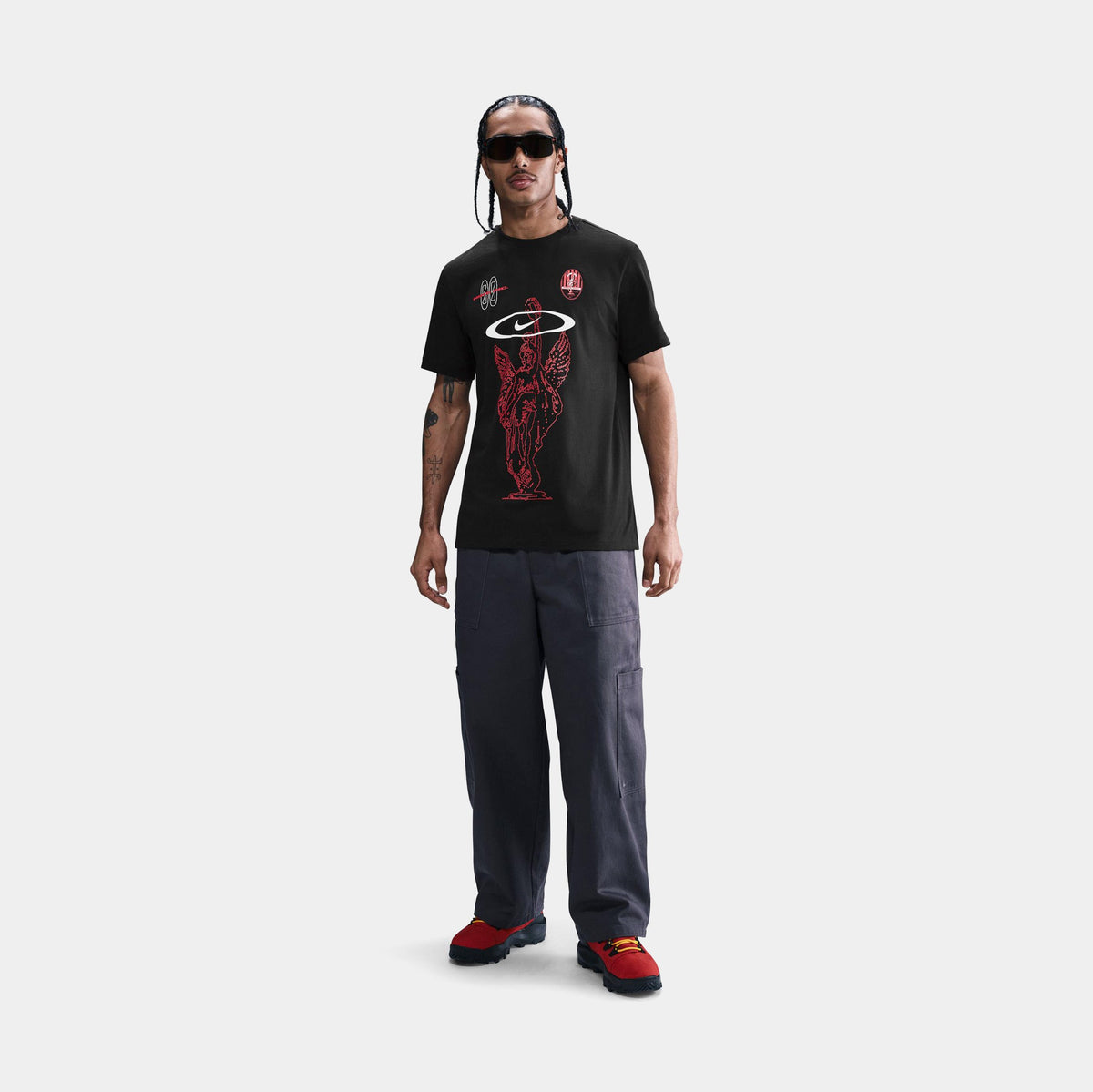 NSW Victory Graphic Mens Short Sleeve Shirt (Black/Red)