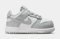 Dunk Low Infant Toddler Lifestyle Shoes (White/White/Light Smoke Grey)