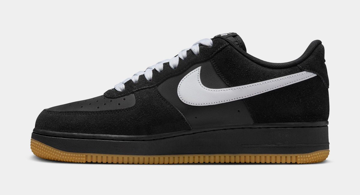 Air Force 1 '07 LV8 Mens Lifestyle Shoes (Black/Gum Light Brown/White)