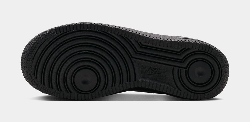 Air Force 1 Low Grade School Lifestyle Shoes (Black/Smoke Grey)