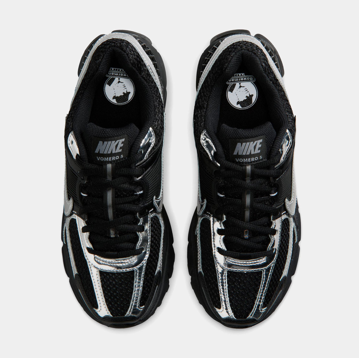 Zoom Vomero 5 Chrome Womens Running Shoes (Black/Cool Grey/White/Metallic Silver)