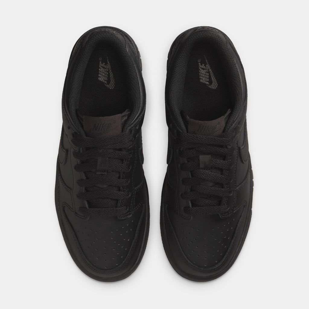 Dunk Low Grade School Lifestyle Shoes (Black/Black/Black)