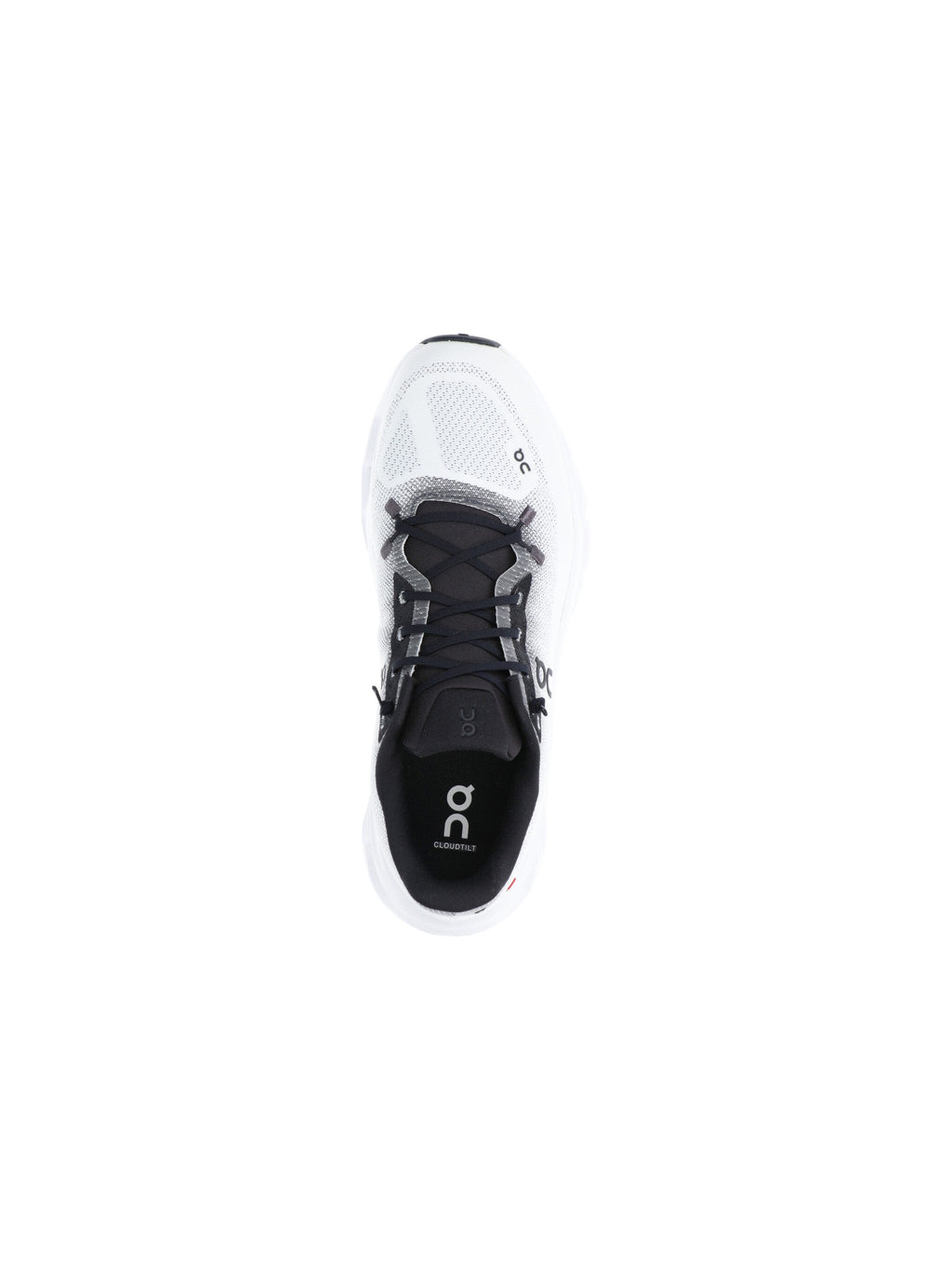 Cushioned White Sneakers With Sculpted Sole And Cut-Out Details