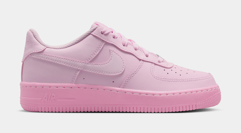Air Force 1 Grade School Lifestyle Shoes (Pink Foam/Pink Foam/Pink Rise)