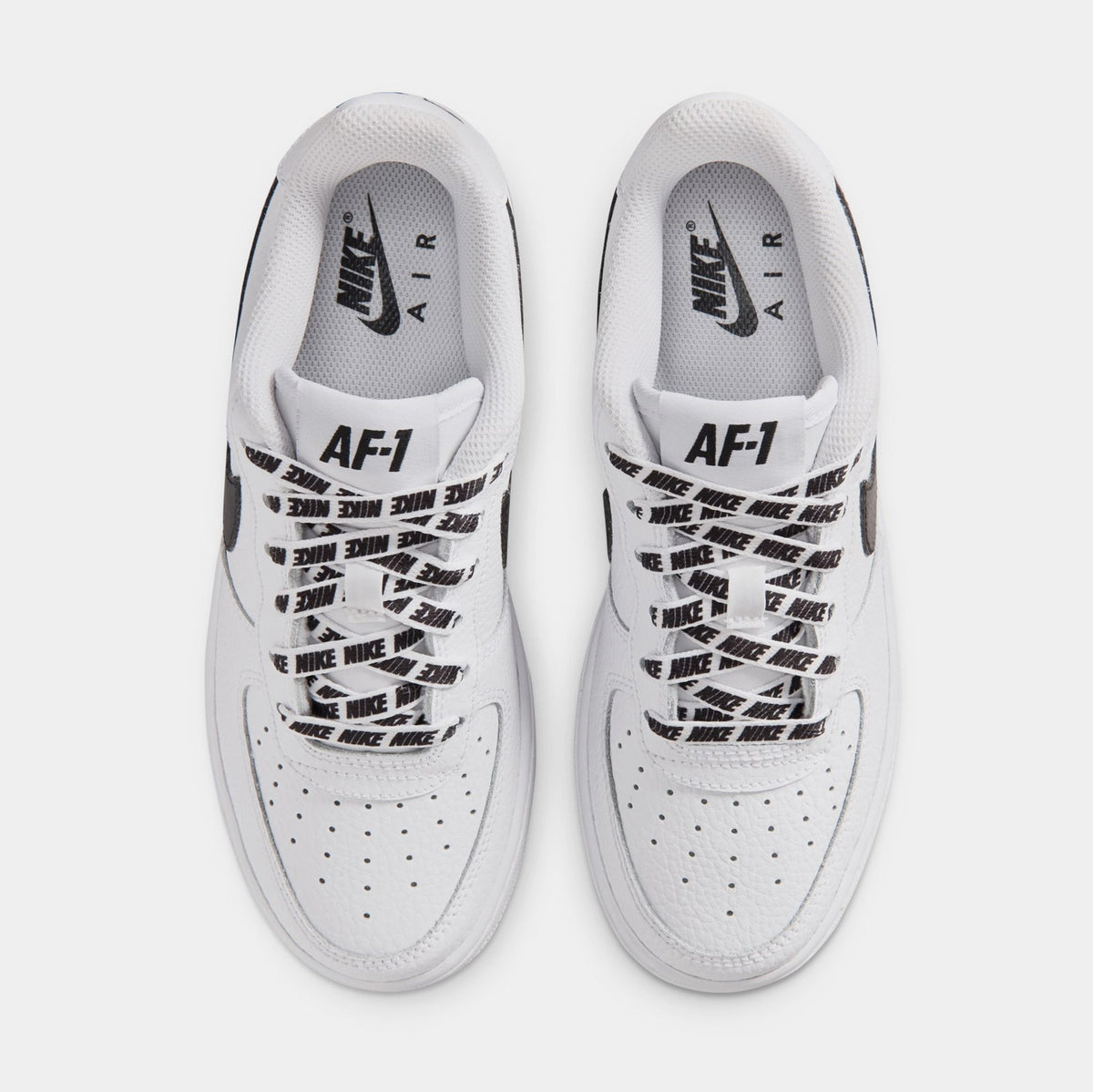 Air Force 1 Low Grade School Lifestyle Shoes (White/Black)
