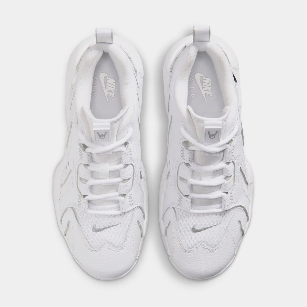 Air DT Max 96 Low Grade School Basketball Shoes (White/Metallic Silver)