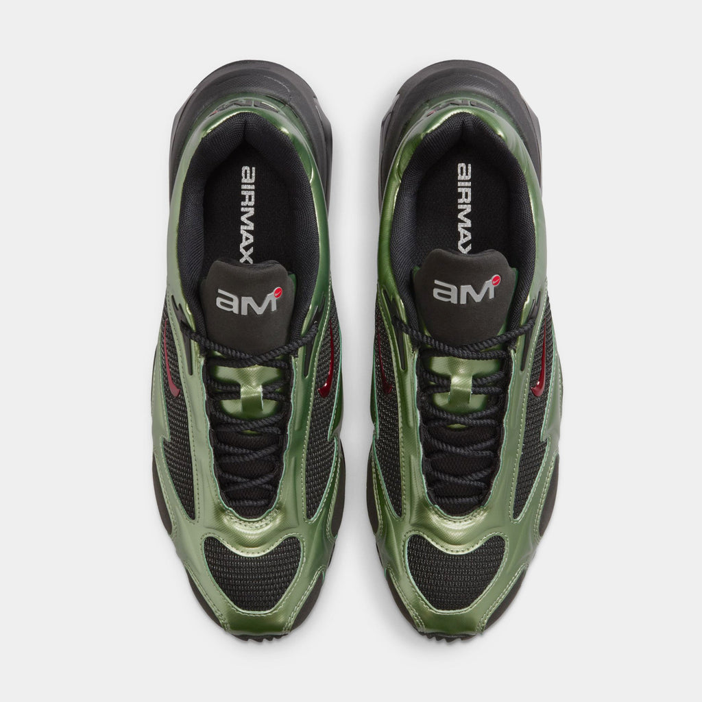 Air Max Muse Womens Running Shoes (Black/University Red/Oil Green)