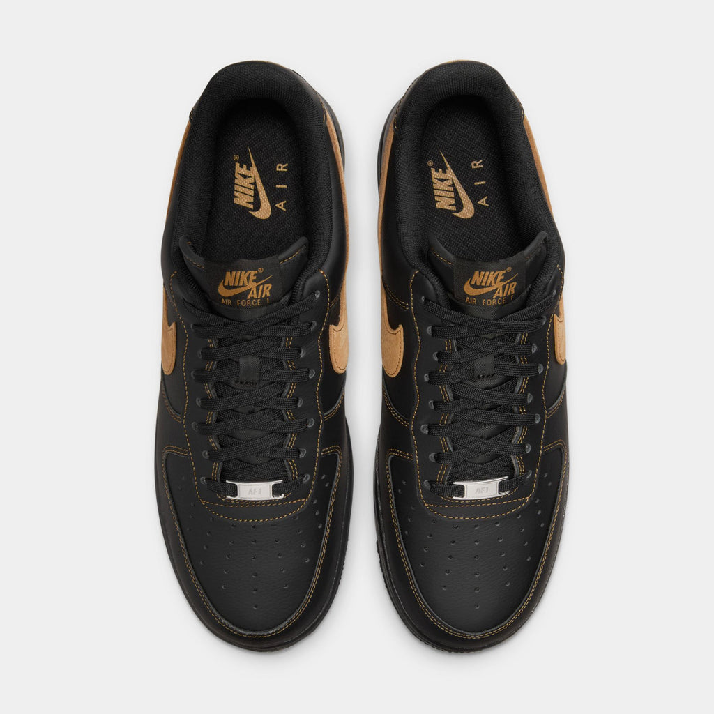 Air Force 1'07 LV8 Mens Lifestyle Shoes (Black/Desert Ochre)