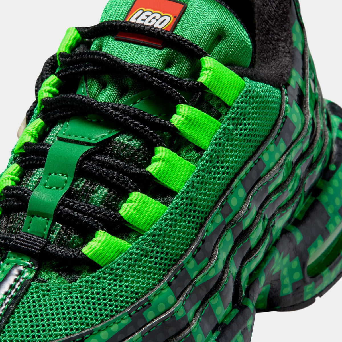 LEGO x Air Max 95 Lucky Green Preschool Lifestyle Shoes (Lucky Green/Metallic Silver/Black/Green Strike/Dark Concord) Free Shipping