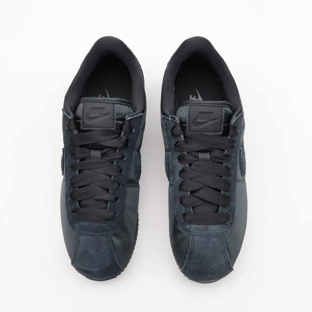 FV5420-002 Nike Women's Cortez Black Satin (Women's)