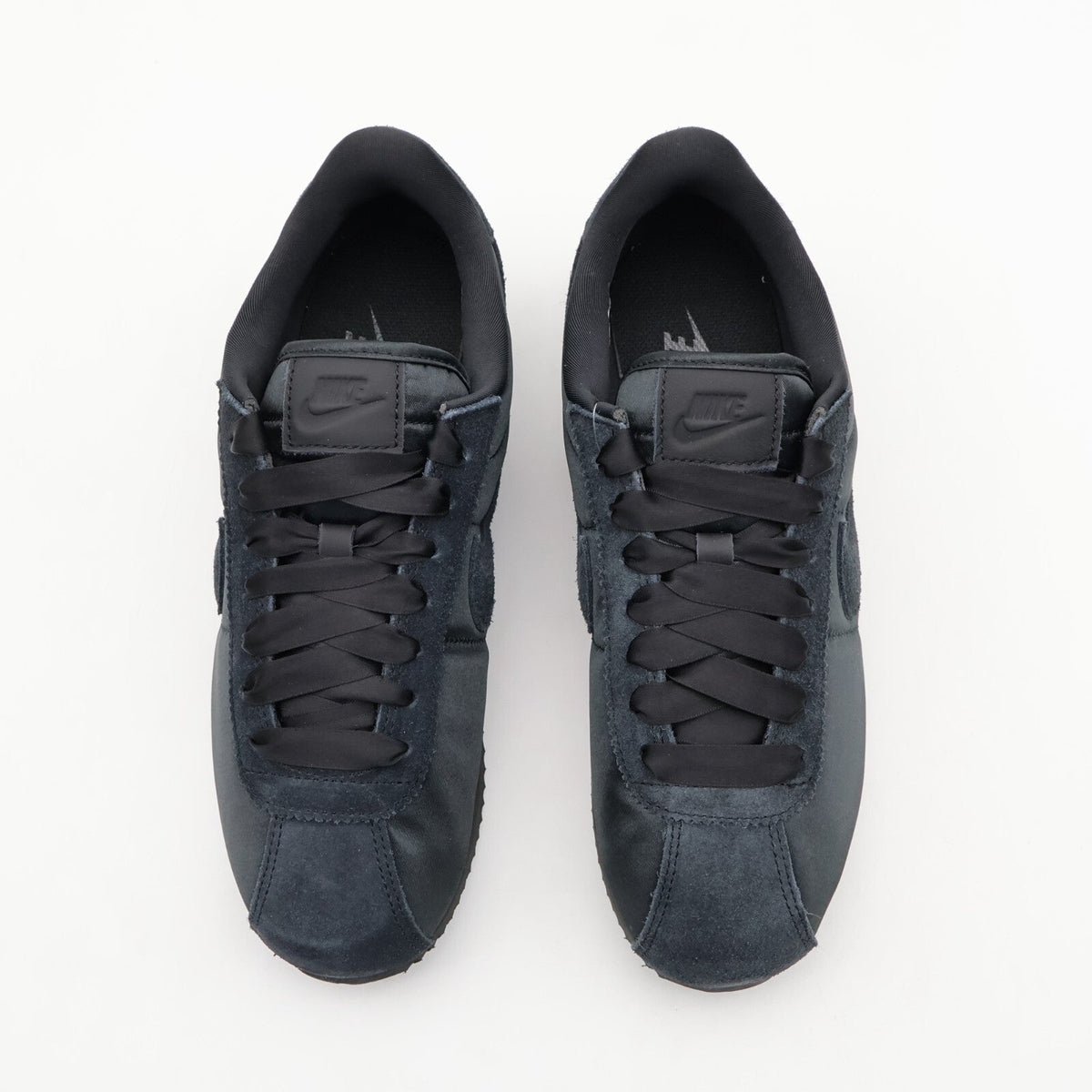 FV5420-002 Nike Women's Cortez Black Satin (Women's)