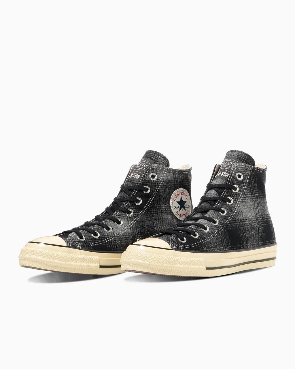 31314750 Pendleton Converse All Star Aged Hi Black Grey (Men's)