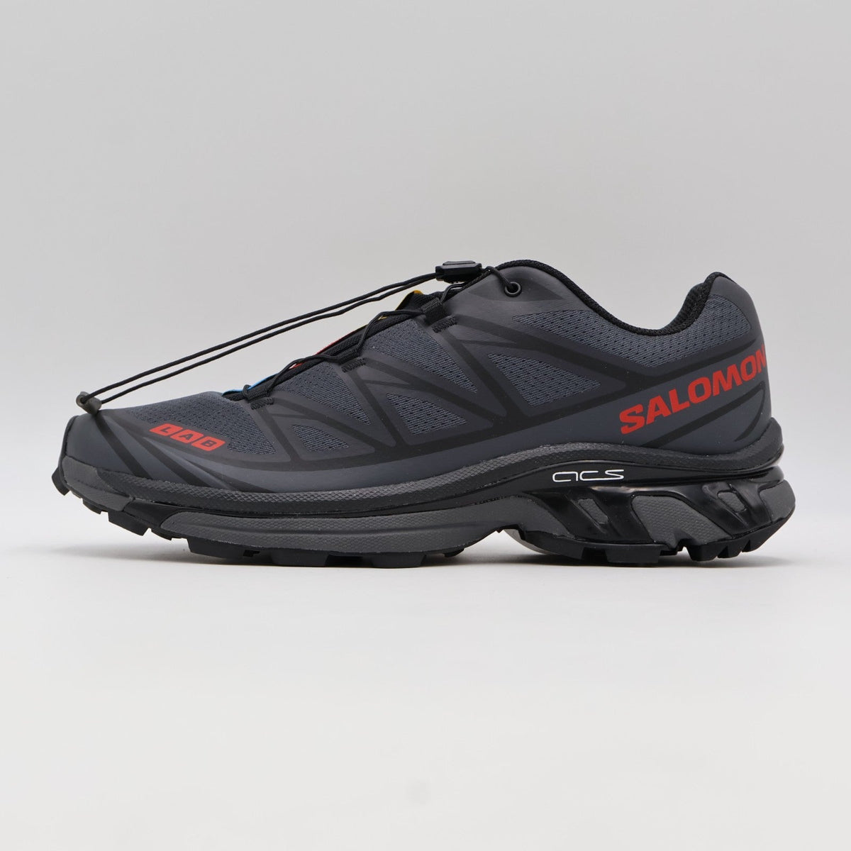 L49130300 JJJJound Salomon XT-6 Ebony Black Fiery Red (Men's)