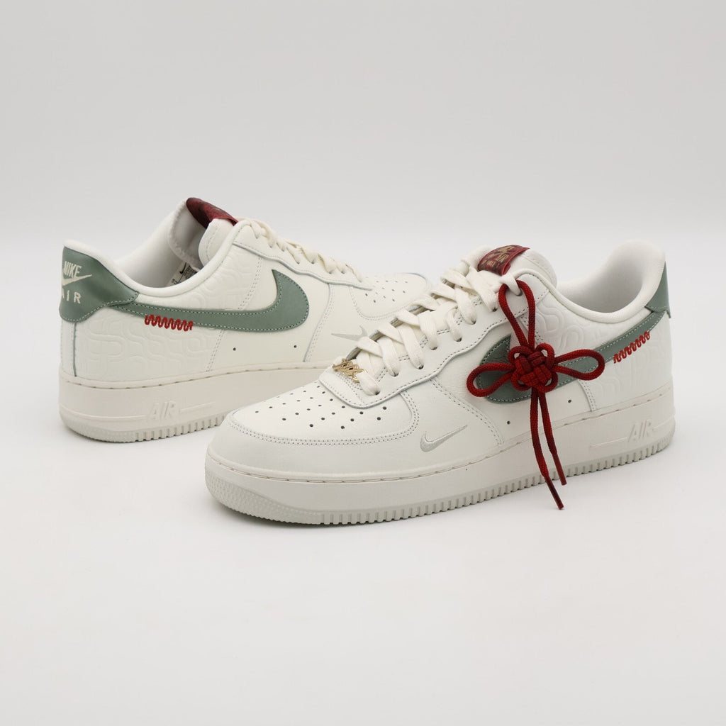 HV5979-130 Nike Air Force 1 Low '07 Sail Light Bone University Red (Men's)