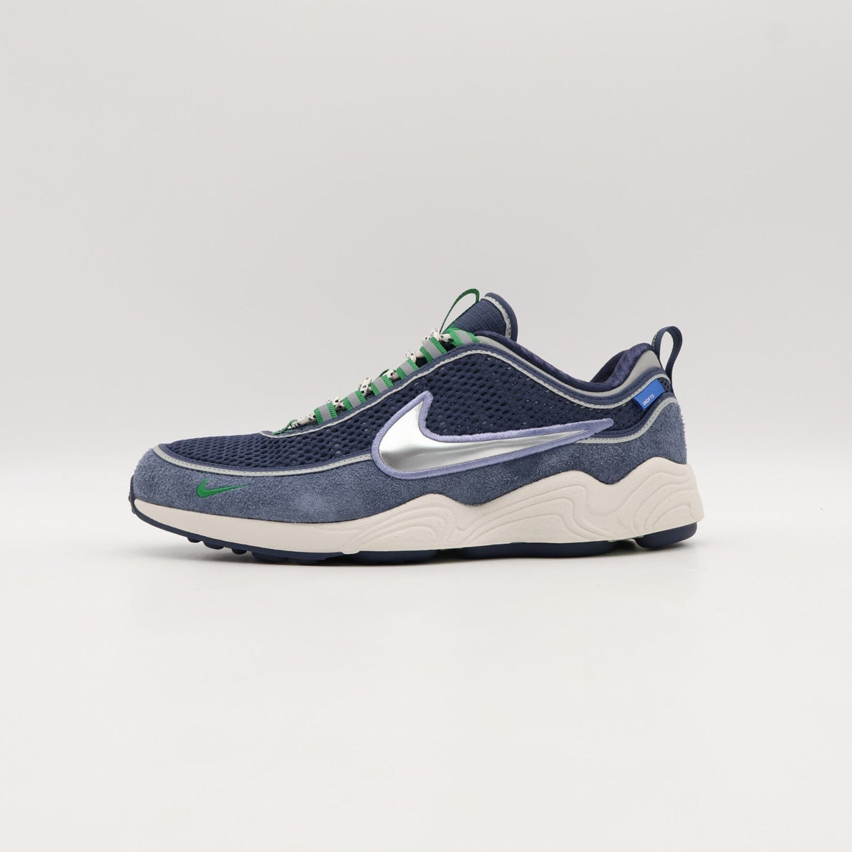 HV4847-400 UNDEFEATED Nike Air Zoom Spiridon Thunder Blue Silver (Men's)