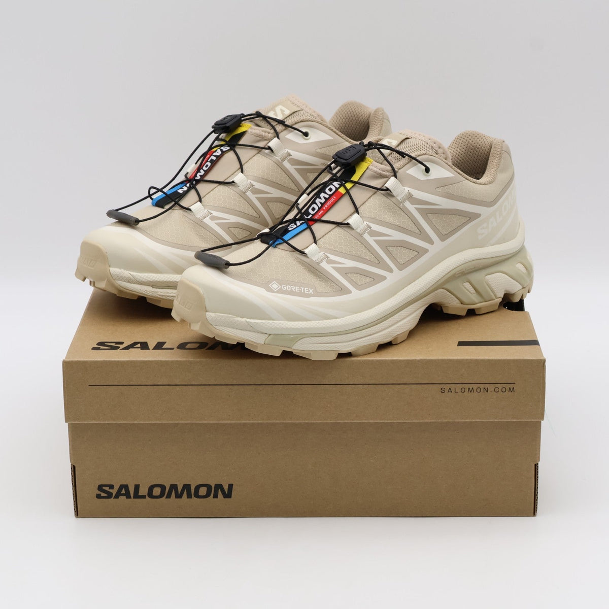 L47732400 Salomon XT-6 GORE-TEX Oxford Tan Almond Milk Safari (Men's)