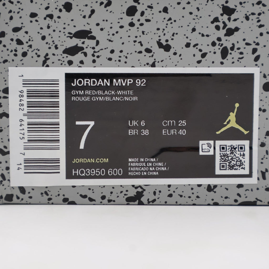 HQ3950-600 Nike Air Jordan MVP 92 Gym Red White Black (Men's)