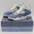 IB6716-100 Nike Women's Air Jordan 4 Denim Worn Blue (Women's)