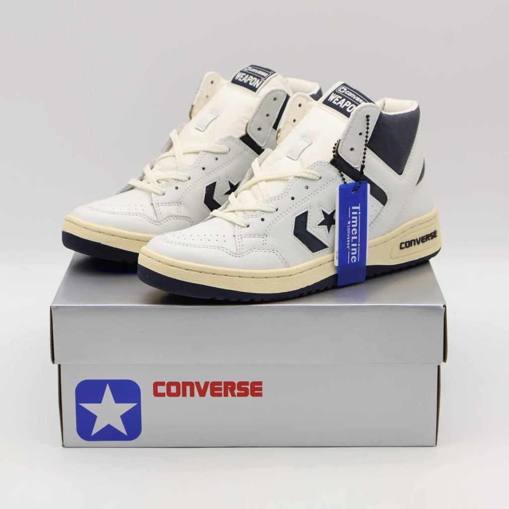 34201760 Converse Weapon VTG Hi Off White Vintage Navy (Men's)