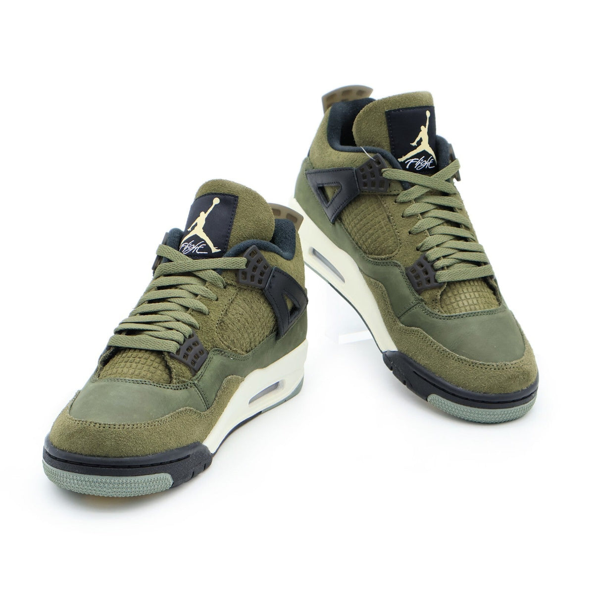 FB9927-200 Nike Air Jordan 4 Retro SE Craft Medium Olive Khaki Black (Men's)