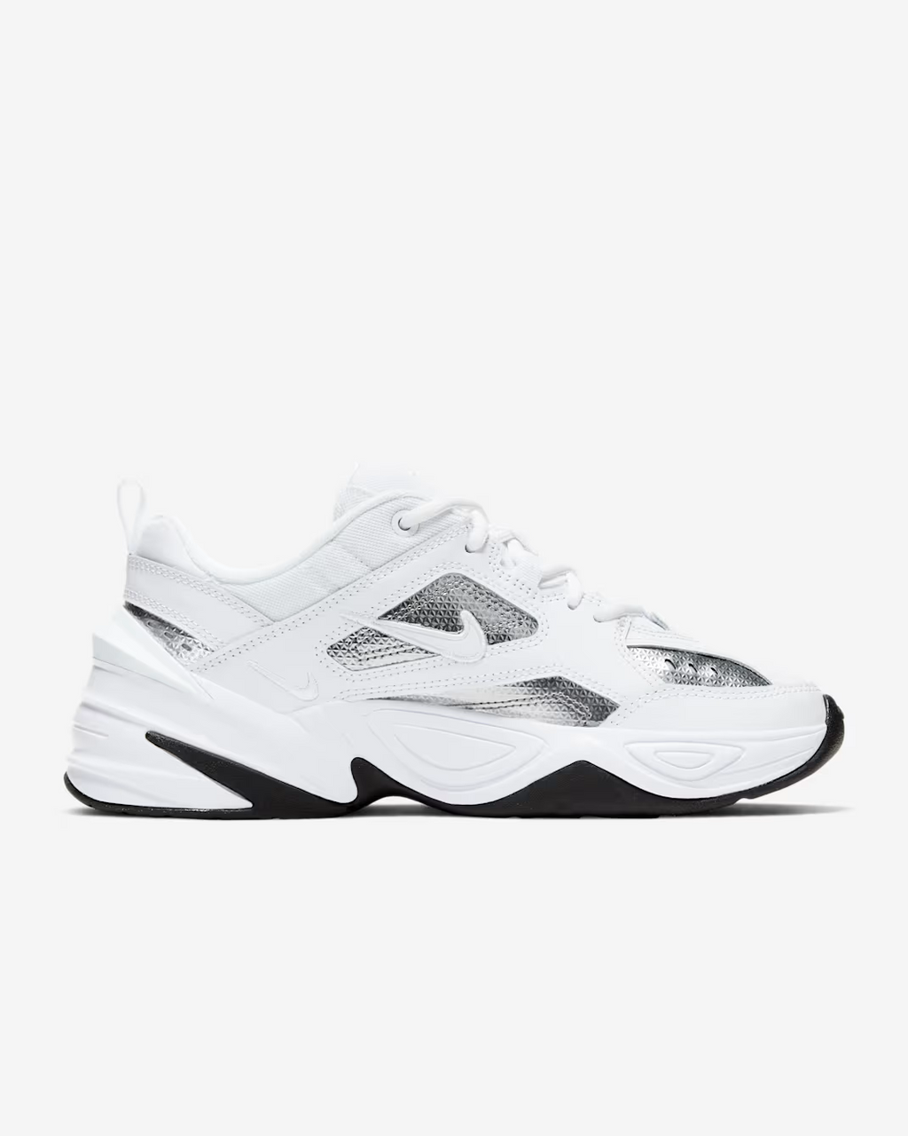 CJ9583-100 Nike M2K Tekno Essential White Metallic Silver Black White (Women's)