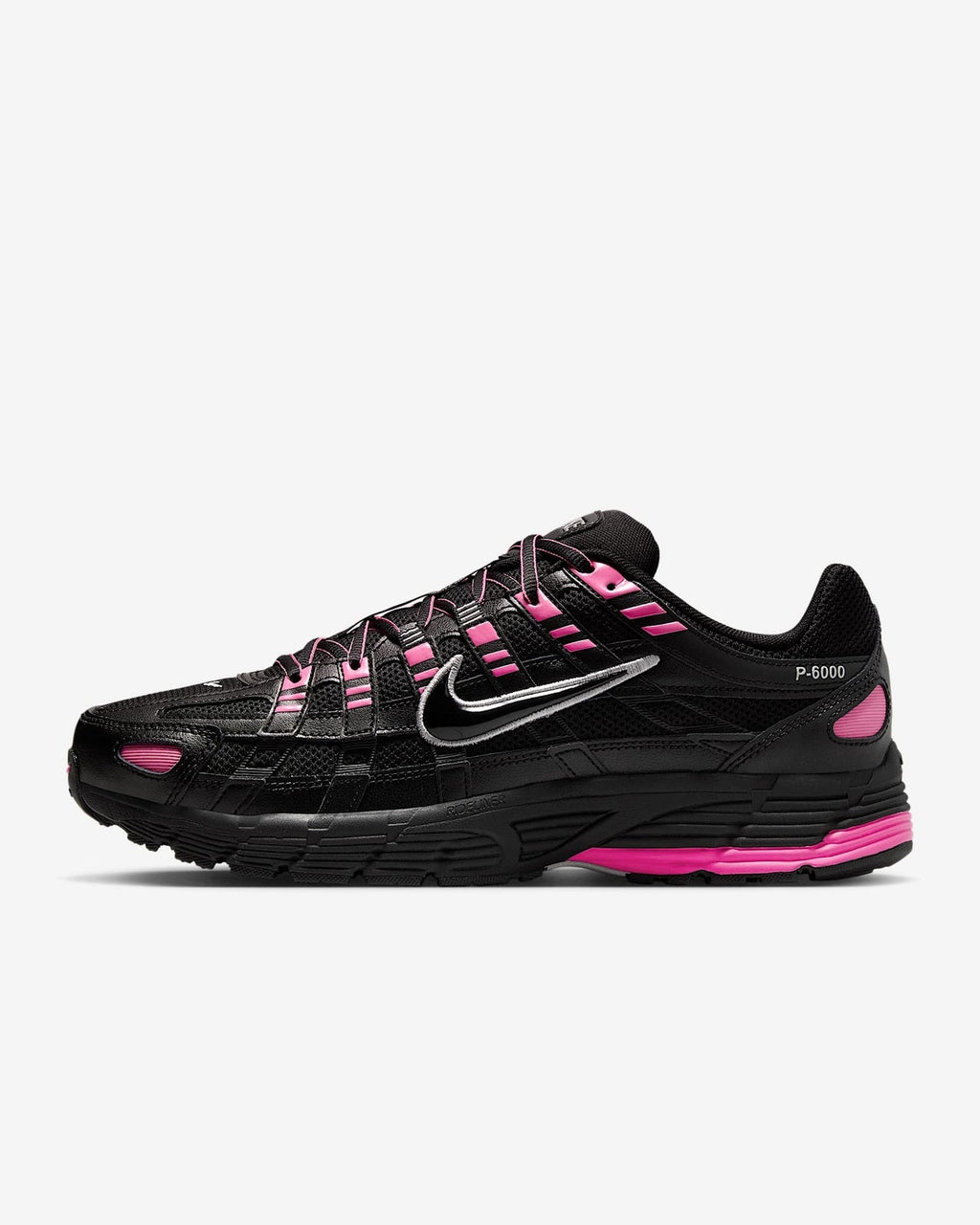 CD6404-600 Nike P-6000 Pink Blast Metallic Silver Black (Men's)