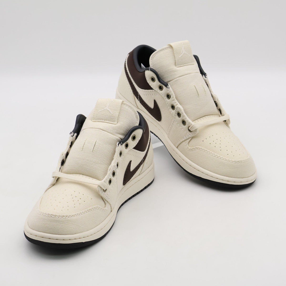 IB8058-110 Nike Air Jordan 1 Low PRM Pale Ivory (Men's)