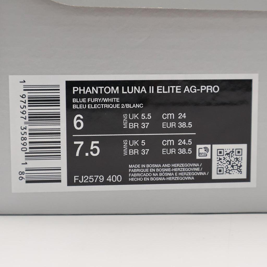 FJ2579-400 Nike Phantom Luna 2 Elite Blue Fury White (Men's)