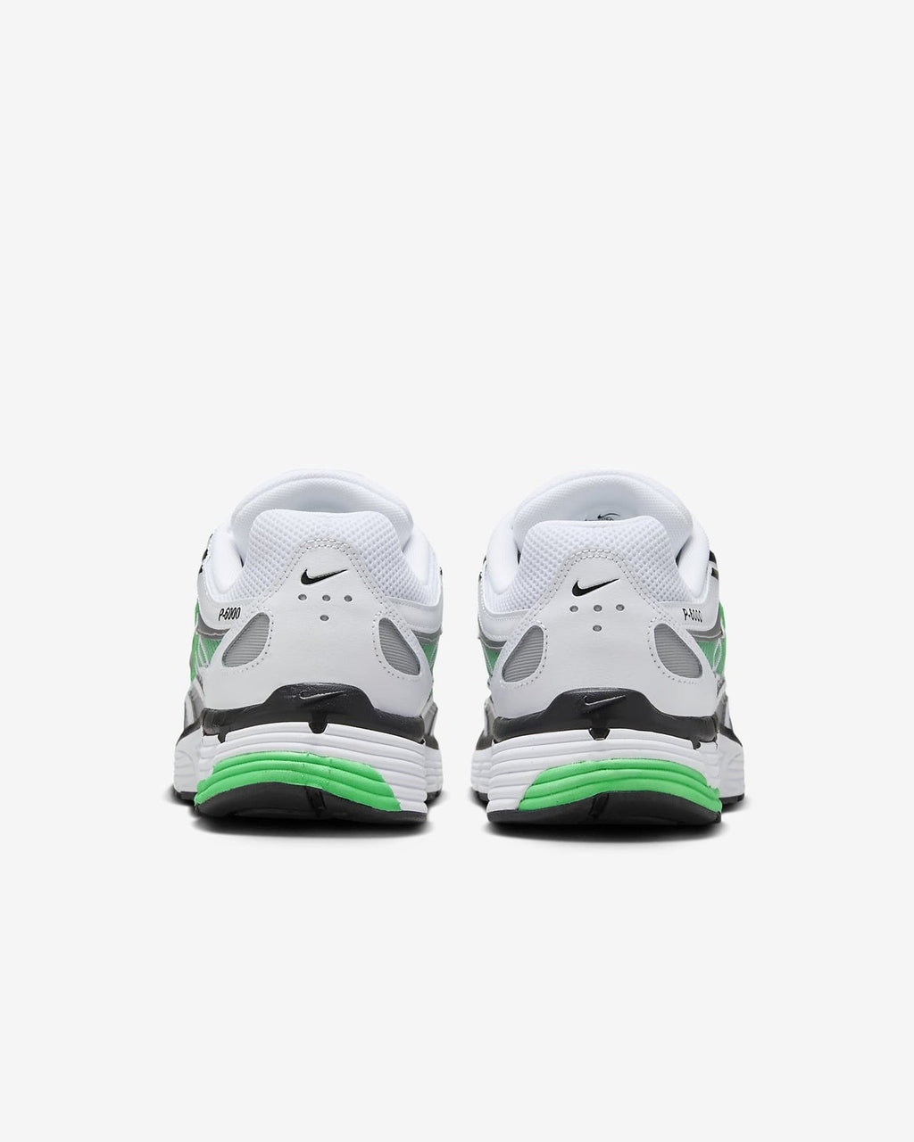 CD6404-104 Nike P-6000 White Metallic Silver Spring Green Black (Men's)