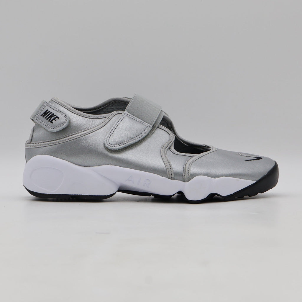 HM5737-003 Nike Air Rift Leather Metallic Silver (Women's)