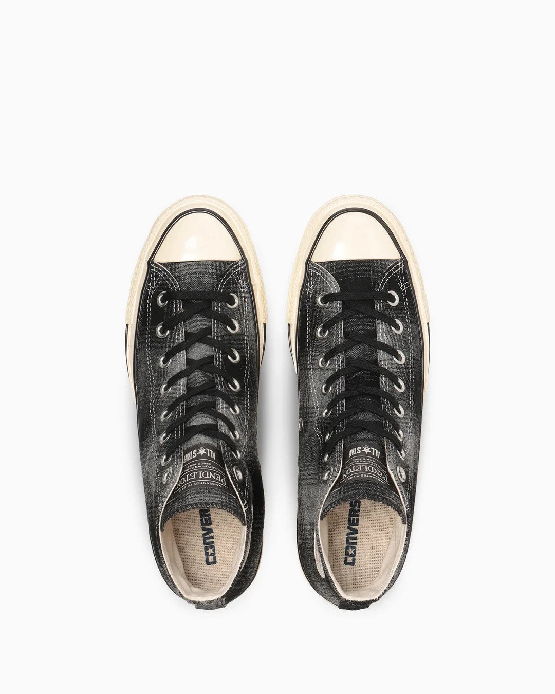 31314750 Pendleton Converse All Star Aged Hi Black Grey (Men's)