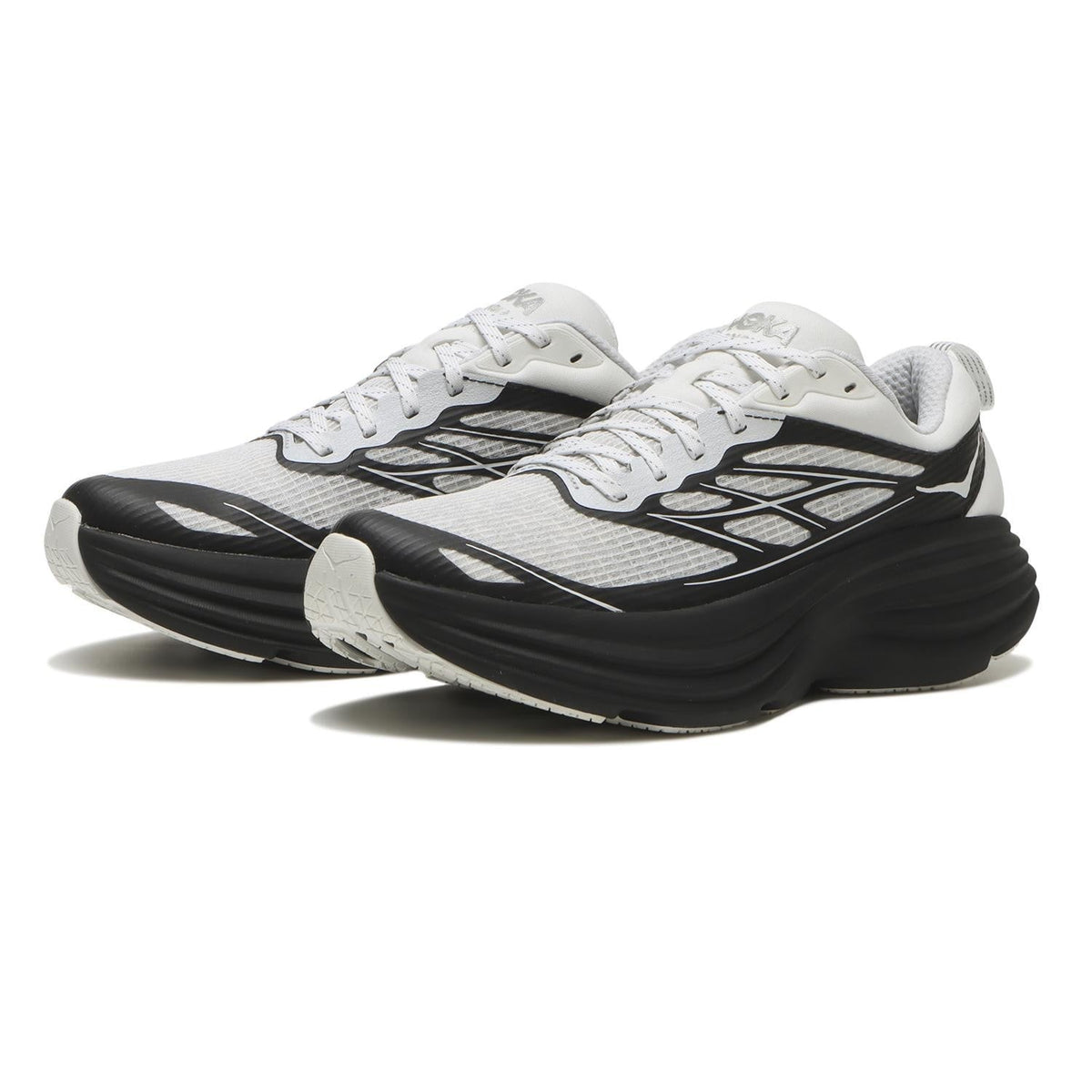 1155391-FLCK Hoka Bondi 8 TS Caged Frost Black (Men's)