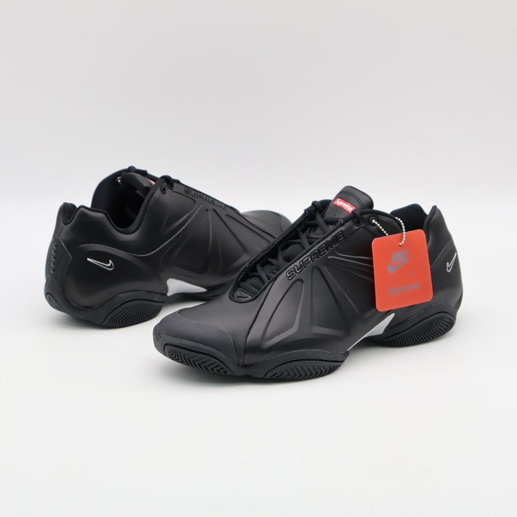 FB8934-001 Supreme Nike Air Zoom Courtposite Black Metallic Silver (Men's)