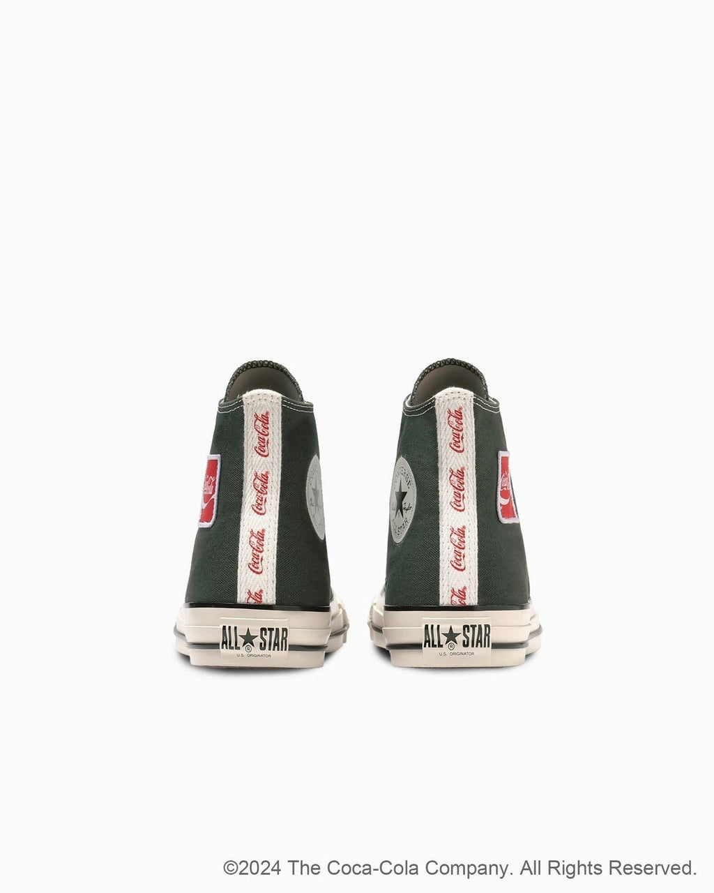 31312070 Coca-Cola Converse All Star US UF Hi Dark Green (Men's)