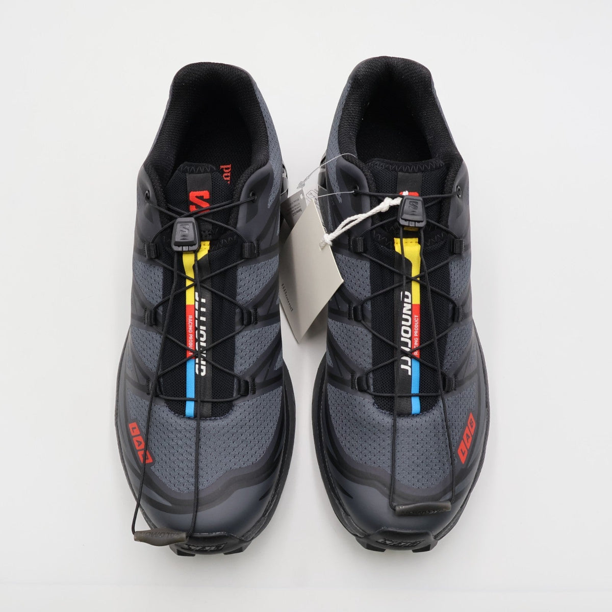 L49130300 JJJJound Salomon XT-6 Ebony Black Fiery Red (Men's)