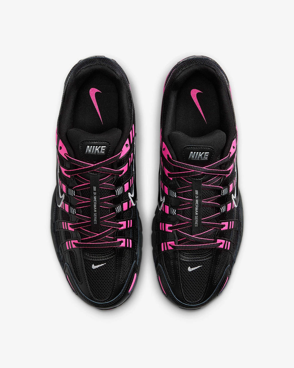 CD6404-600 Nike P-6000 Pink Blast Metallic Silver Black (Men's)