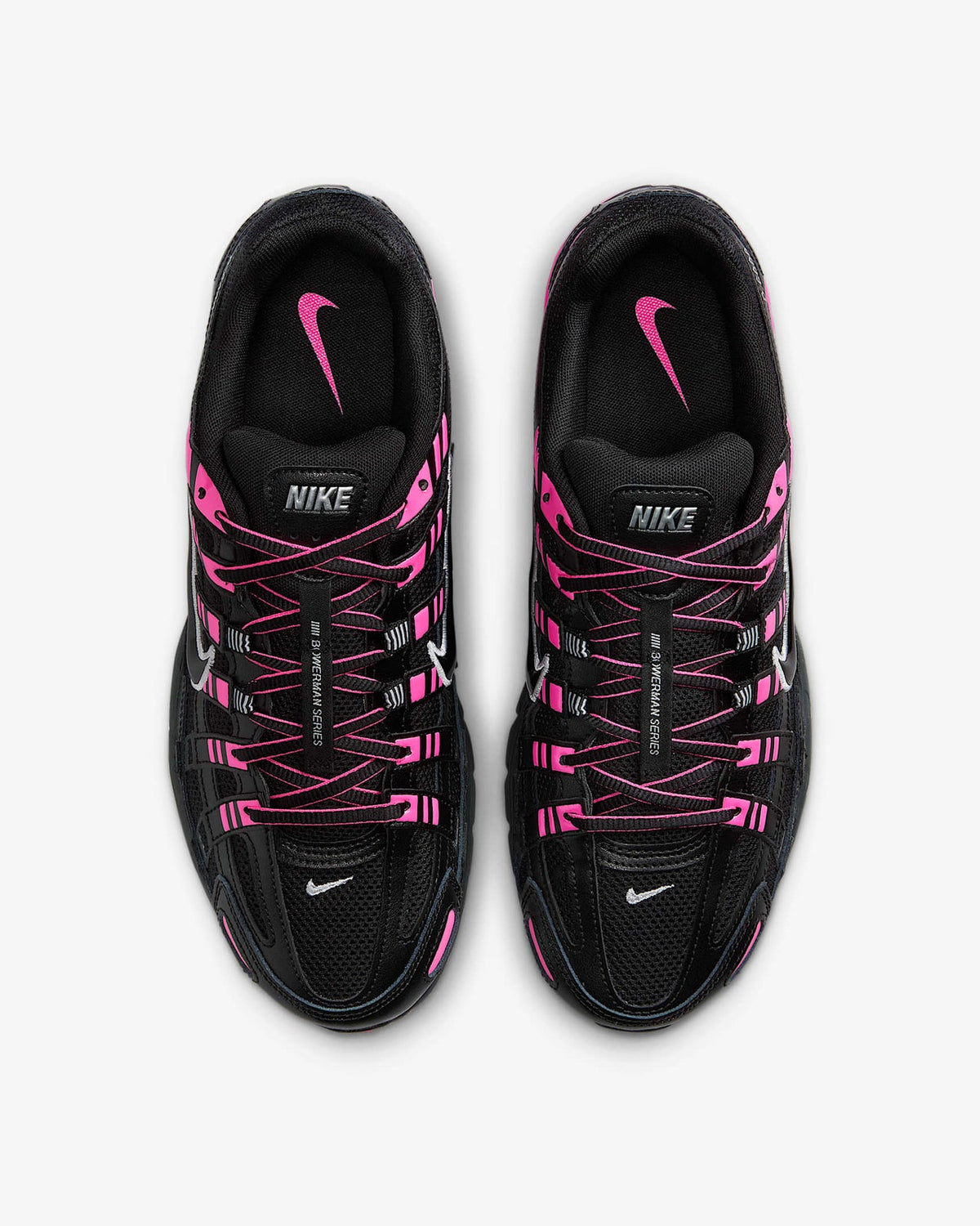 CD6404-600 Nike P-6000 Pink Blast Metallic Silver Black (Men's)