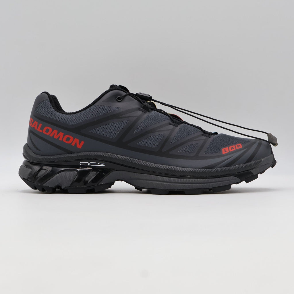 L49130300 JJJJound Salomon XT-6 Ebony Black Fiery Red (Men's)