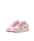DC0774-607 Nike Women's Air Jordan 1 Low Iced Carmine Elemental Pink