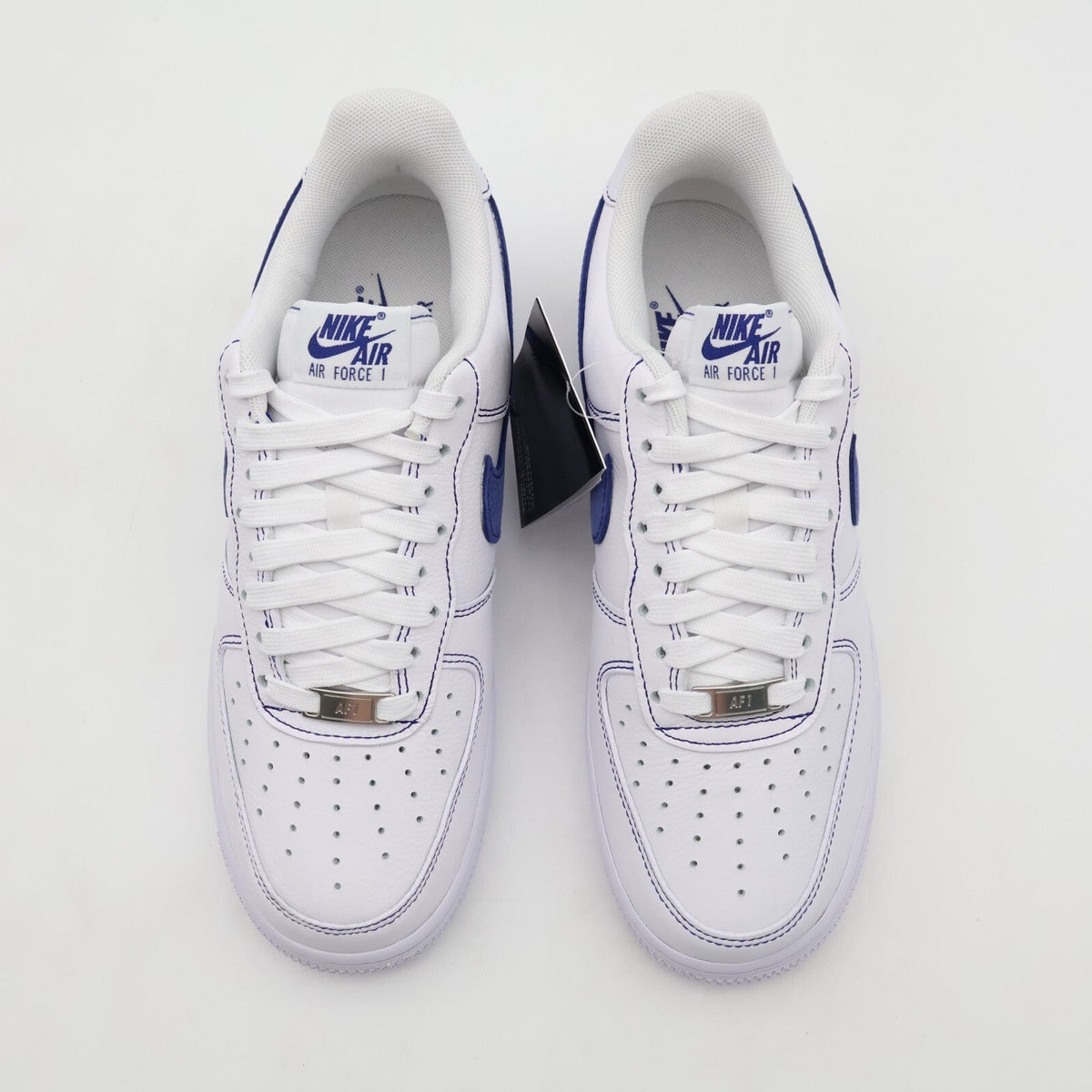 HQ2037-100 Nike Air Force 1 Low Blue Stitch (Men's)