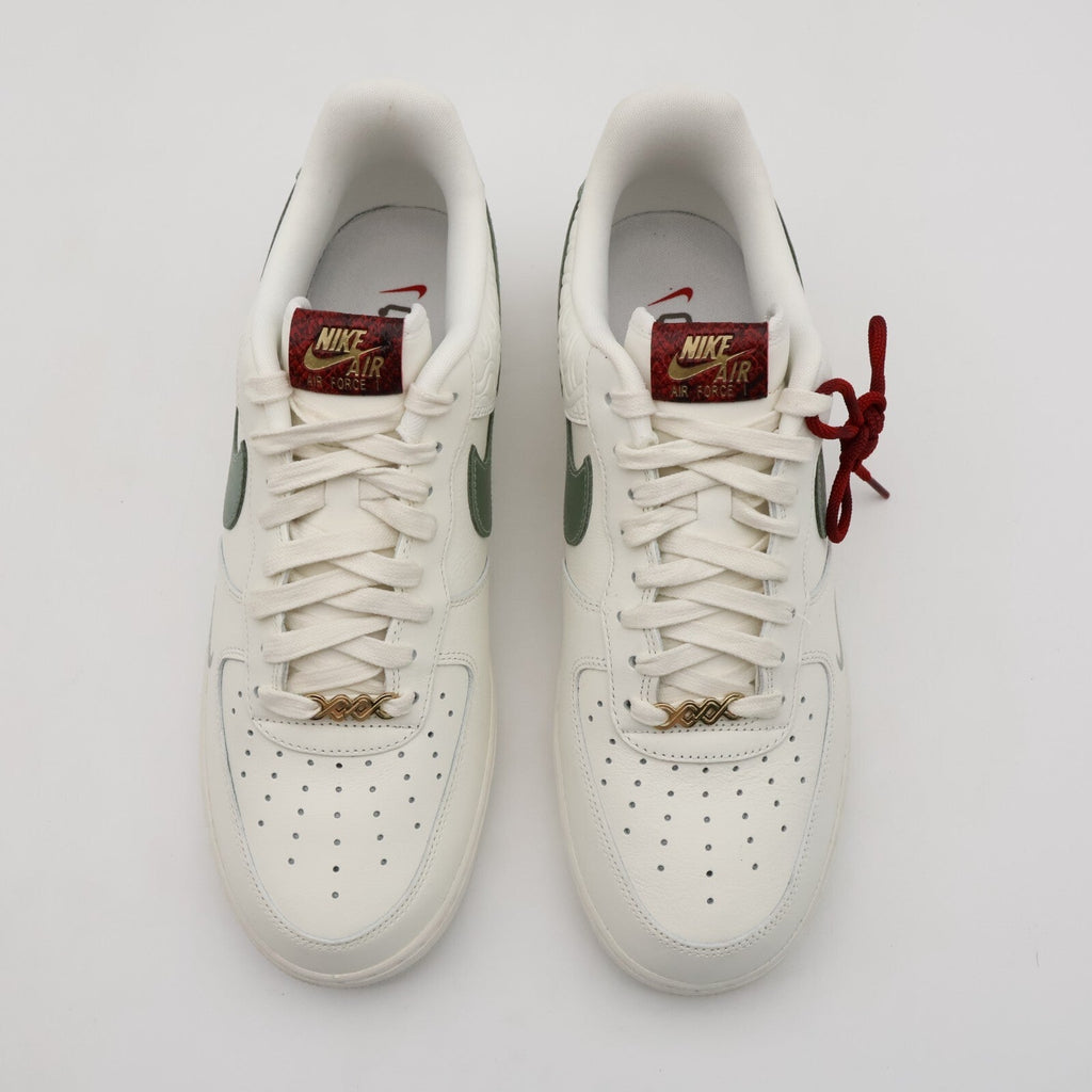 HV5979-130 Nike Air Force 1 Low '07 Sail Light Bone University Red (Men's)