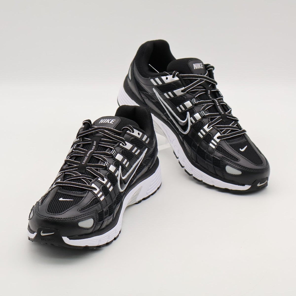 CD6404-026 Nike P-6000 Black White Metallic Silver (Men's)