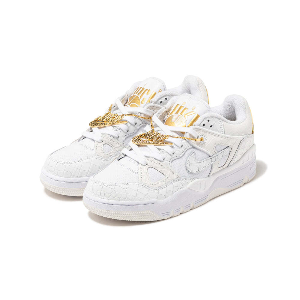 HV8070-100 NIGO Nike Air Force 3 Low White Metallic Gold Heel Logo OGIN (Men's)