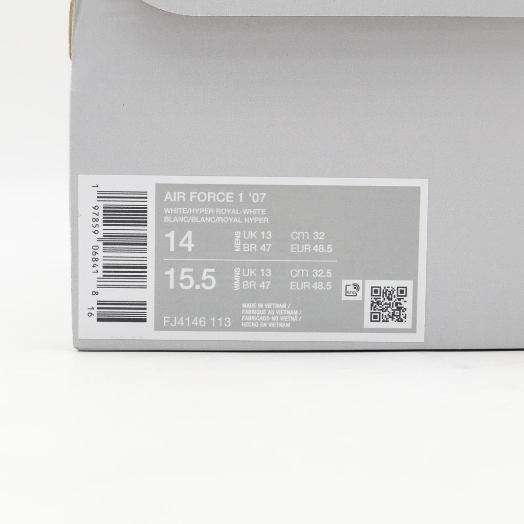 FJ4146-113 Nike Air Force 1 Low Hyper Royal (Men's)