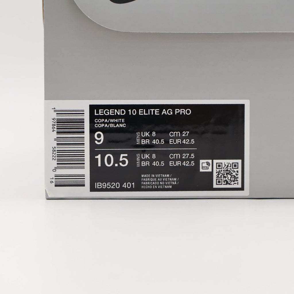 IB9520-401 Nike Tiempo Legend 10 Elite Copa White (Men's)