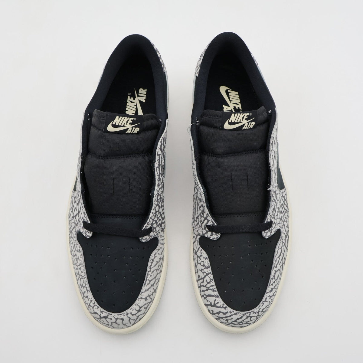 CZ0790-001 Nike Air Jordan 1 Retro Low OG Black Cement Muslin Tech Grey (Men's)